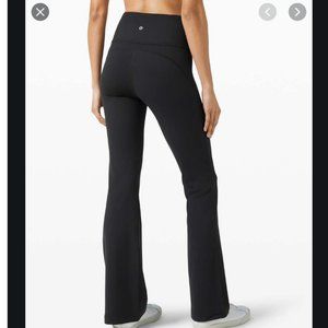 LULULEMON Groove Pant Flare Nulu Black Size 4 2022 super high rise